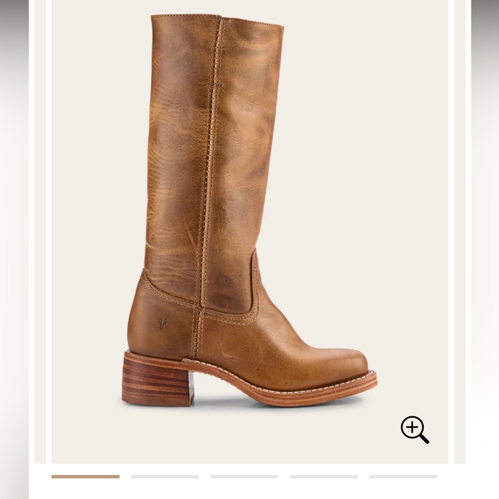 Dark Brown Campus 14L Frye Boot - Size 7